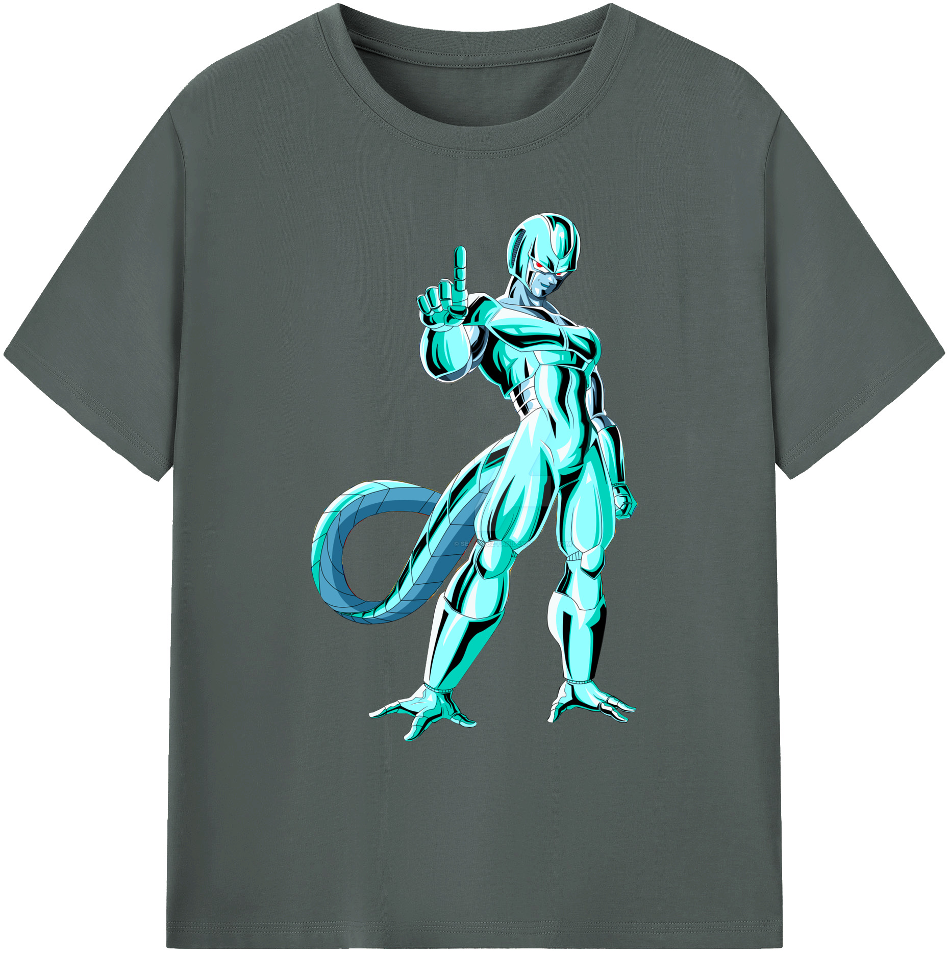 （画像用） ドラゴンボール クウラ DRAGON BALL Cooler Coora 綿100％ メンズ半袖Tシャツ｜肌触りやわらか＆通気性